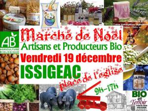 Affiche marché Noel bio 2014 - petit format